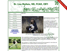 Tablet Screenshot of doveclinic.ca
